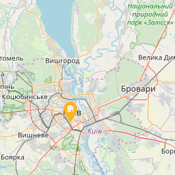 Уютная 2к квартира в центре Киева Дворец Украины на карті